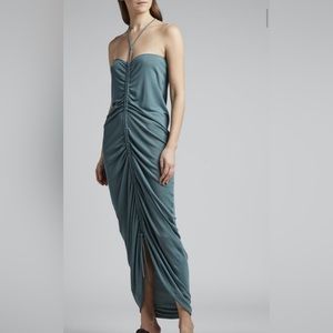 NWT Authentic Bottega Veneta Mini Dress Emerald Green in S